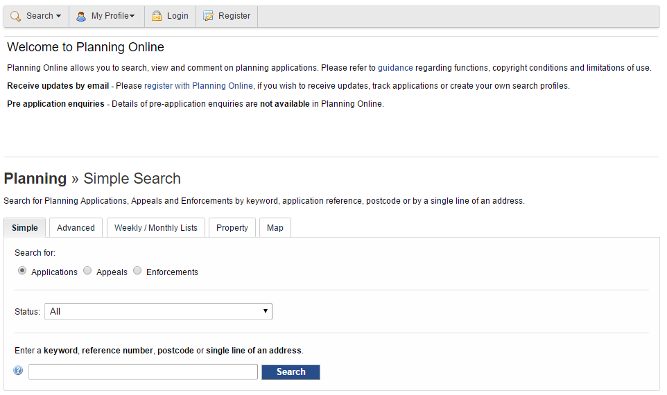 planning-application-search-page